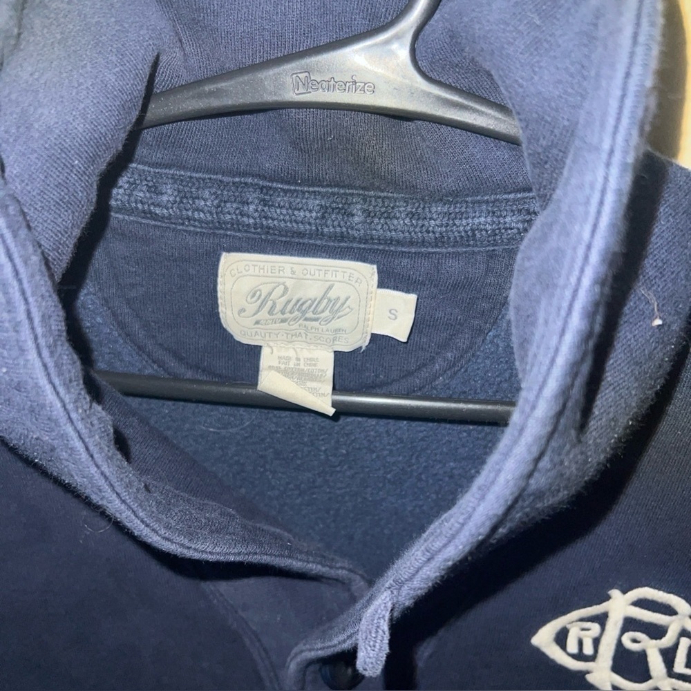 Ralph Lauren Rugby Button Sweater Women’s Small Blue - Picture 2 of 3